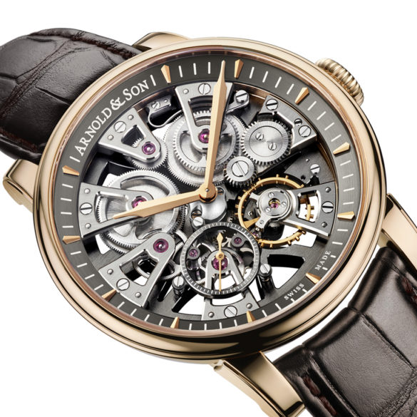 Arnold & Son Nebula gold dial