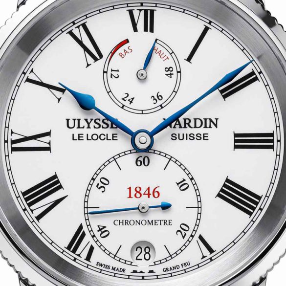 Ulysse Nardin Marine Chronometer 1846 1183-900/EO dial