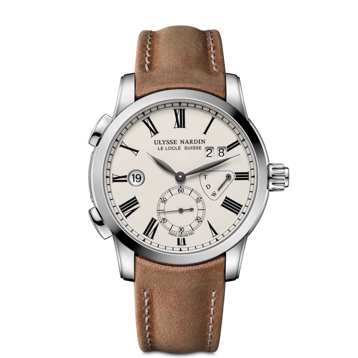 Ulysse Nardin Classic Dual Time Enamel Boutique Edition 3243-132/E1-BQ