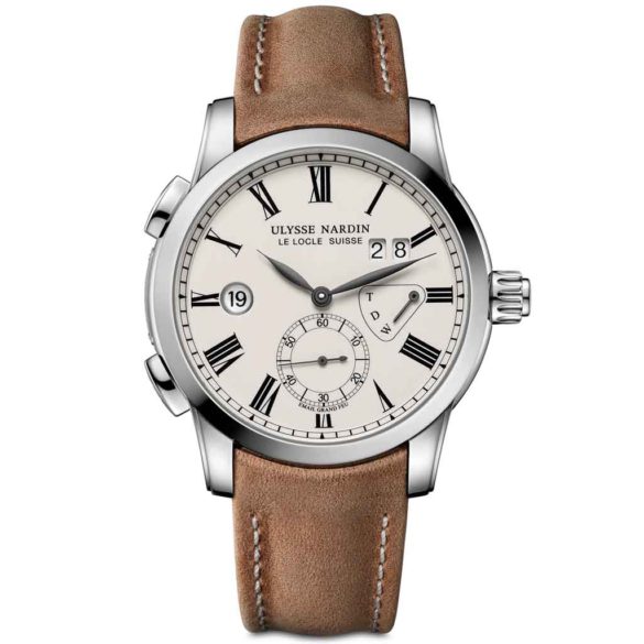 Ulysse Nardin Classic Dual Time Enamel Boutique Edition 3243-132/E1-BQ front
