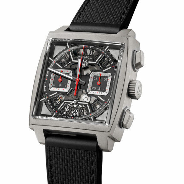 TAG Heuer Monaco Chronograph Skeleton ref. CBL2183.FT6236 side