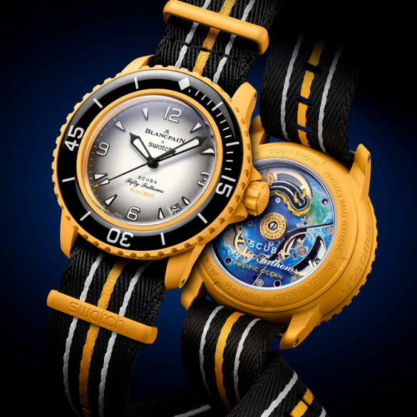 Blancpain x Swatch Bioceramic Scuba Fifty Fathoms Pacific Ocean ref. SO35P100